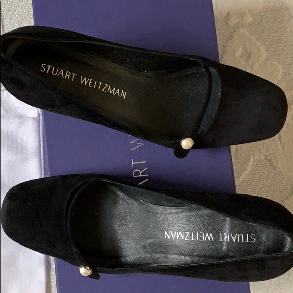 Stuart Weizman black suede shoes - Picture 3 of 6
